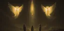 Angel numbers — a star surrounded by cosmic light